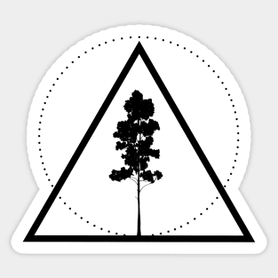 The shape of nature Sticker